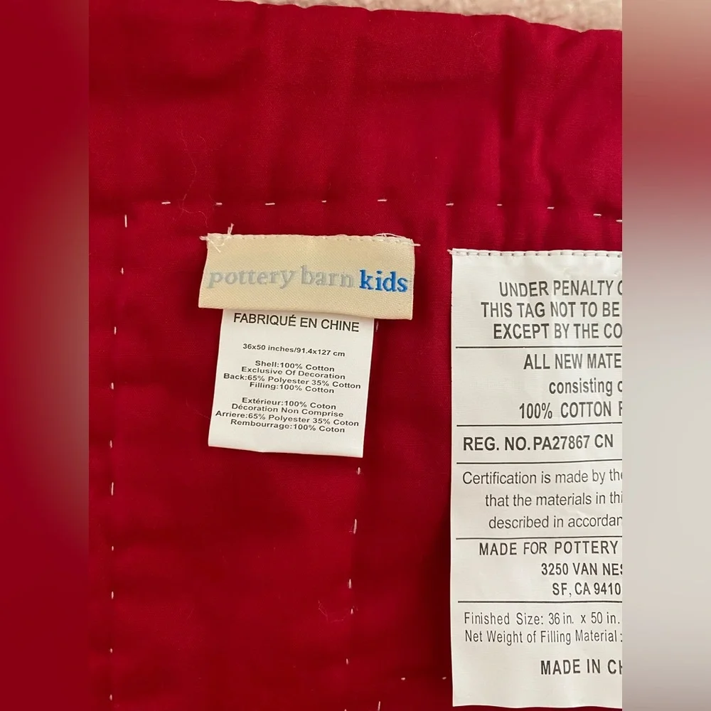 Pottery Barn Christmas Advent Calendar Quilt